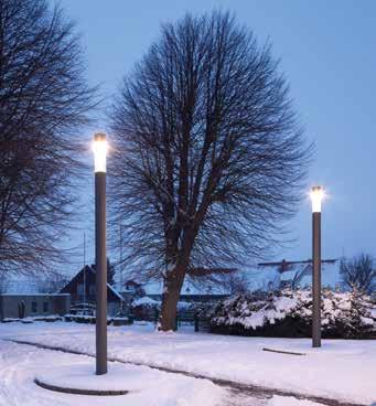 ConStela Decoratieve, modulaire lichtzuilen De ConStela LED brengt individualiteit en esthetiek in de stadsverlichting.