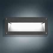 Pareda Decoratieve wandinbouwarmaturen voor vlakke wandinbouw, rechthoekig model (R) 105 136 250 Pareda R Plan LED-ww ET 26 49 I IP65 Referentie TOC ET Lampen / Aansluit- 40 Armatuur- vermogen