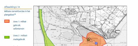 Texel - Joost Dourleinkazerne Zone 1 Kazerne, amfibische gevechtsbaan en oefenterrein Zone 2 Extensief gebruik mars- en kompasloopoefeningenen Zone 3 Alleen verharde weg voor stille