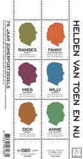 Iconen van de post 2010 zomerzegels.