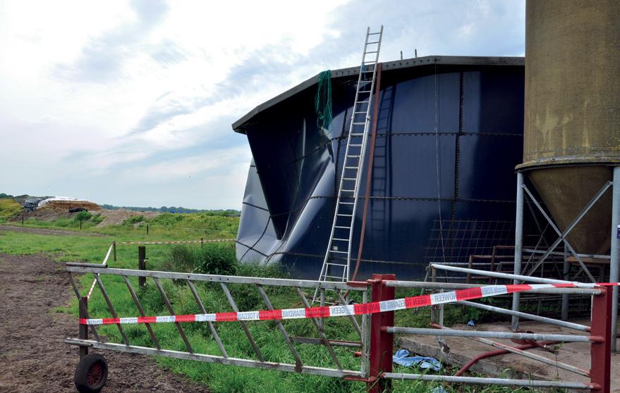 BESCHOUWING Ongevallen met mest Op 19 juni 2013 vond op een melkvee houderij te Makkinga een dodelijk ongeval plaats in een mest silo.