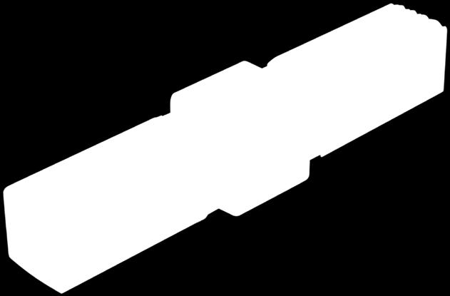 e stekkerverbindingen worden eenvoudig in de desbetreffende vierkante buis gestoken.