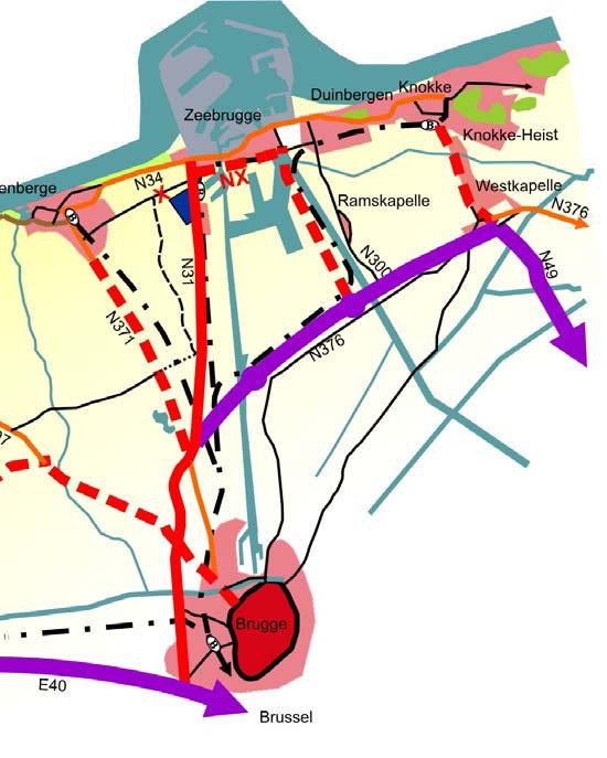 EEN BEREIKBARE KUST Deelgebied IV Zeebrugge- Knokke N34 als secundaire weg