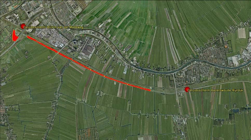 Reemer Bijen, zweefvliegen en beheer van bermen langs rijksweg N11 Opzet en methode Voor de inventarisatie zijn de bermen opgedeeld in twee locaties rond Klaverblad Cronesteyn en zes bermtrajecten