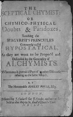 Boyle Experiment Theorie Boyle (1627-1691)