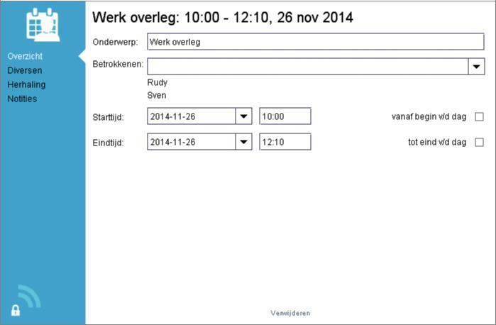 de blow-up de eerste zaken aan te passen of op Meer te klikken in de blow-up om geavanceerde