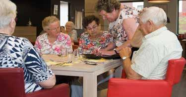 Faciliteiten: Bewoners van Ensemble en De Wendakker maken gebruik van de welzijnsactiviteiten die aangeboden worden bij locatie Westenhage.