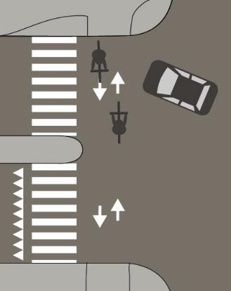 Tweerichtingsfietspad IN de