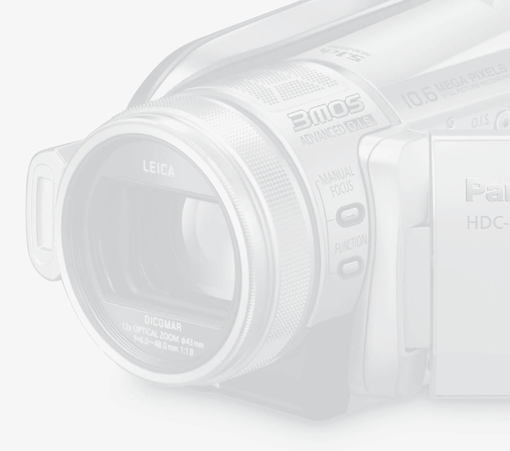 HDC-SD20 Klein van formaat, groots in prestatie Opname op SD geheugen Leica Dicomar Full HD lens 1.