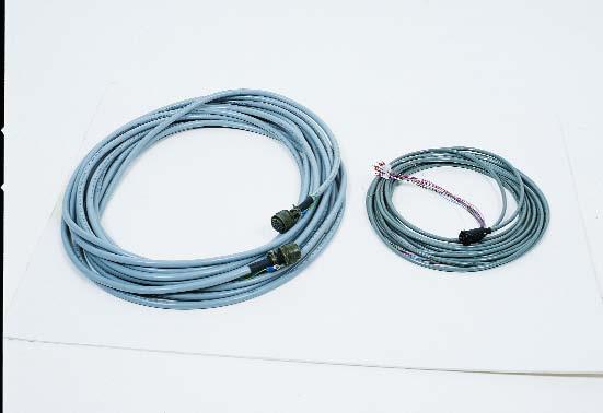 standaard een 12,2 m lange automatisering/robot I/O-kabel voor de aansluiting van de besturingsunit op de automatisering.