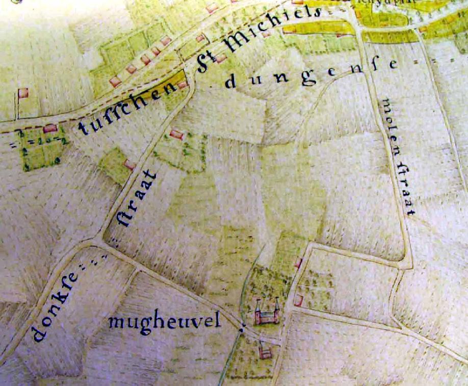 Molenstraat (1569) akkerland heeft gegeven, gelegen te Gestel ter plaatse genoemd in de Meulenstraat Bron : BHIC 5121 44 121-v, 1569 Bron :