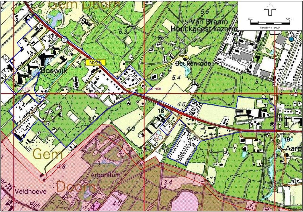 Integraal milieuadvies beheersverordening Woongebied Doorn, gemeente Utrechtse Heuvelrug Figuur 3: Stiltegebied Beverweerd/Rijsenburg nabij plangebied Voor stiltegebieden gelden bijzondere regels,