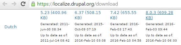 In Drupal 8 werd er heel wat energie gestopt in de taalproblematiek en dat onder impuls van, meestal, Europese landen en landen die verschillende landstalen als officiële taal hebben.