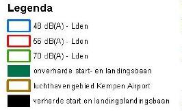 Een geluidszone gelegen tussen de 70 db(a) L den -contour en de 56 db(a) L den -contour; 3. Een geluidszone gelegen tussen de 56 db(a) L den -contour en de 48 db(a) L den -contour.