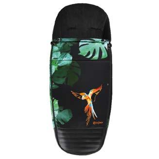 LUIERTAS BIRDS OF PARADISE 517001000 De stijlvolle luiertas in jungleprint is om te toveren tot een