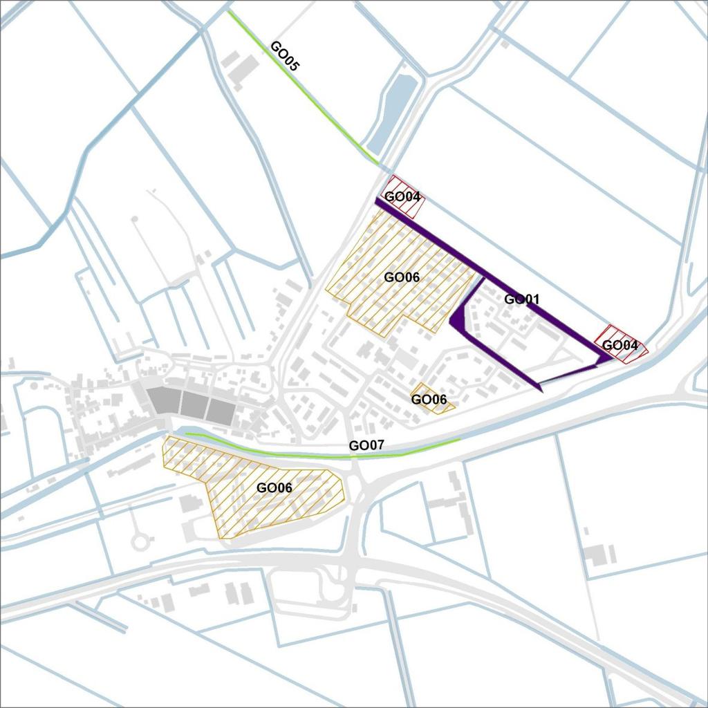 Waterplan Goeree-Overflakkee 5.3.2 Kansen, knelpunten en maatregelen Figuur 5.6 en Tabel 5.