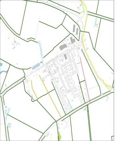 Figuur 6.6 Huidige onderhoudsplichtigen van de watergangen in Melissant Ruimtelijke ordening In Melissant zijn een aantal ruimtelijke ontwikkelingen bekend.