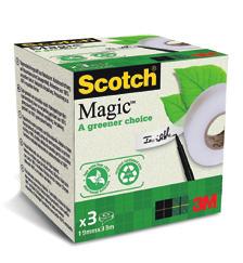 Scotch Magic A greener choice Tape A greener choice* *Een groener alternatief voor