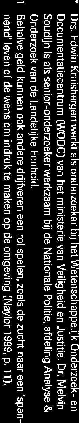 Doet hij die uitgaven wel zonder dat hij ze met een legitieme inkomstenbron kan rechtvaardigen, dan trekt hij moge lijk de aandacht van de politie of andere autoriteiten.