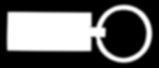 Sleutelhangers Sleutelhanger Curvo Afmetingen sleutelhanger: Metaal 88 x 35 x 8 mm