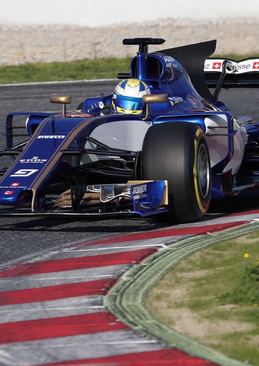 25 YEARS IN F1 Een prachtige mijlpaal! Sauber gleed de afgelopen jaren af naar de achterkant van de grid.