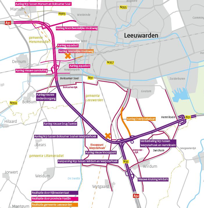 2 De opdracht 2.1 Inleiding Het Rijk, de provincie Fryslân en gemeente Leeuwarden werken samen aan de realisatie van infrastructurele projecten in en rond de stad Leeuwarden.