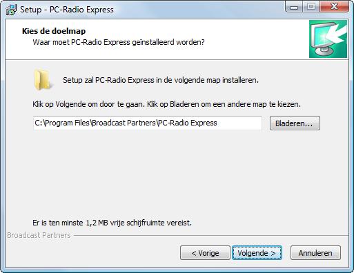 Handleiding PC-Radio Express Configuratie en installatie PC-Radio Express Eerder in dit hoofdstuk zijn de verschillende configuraties beschreven.