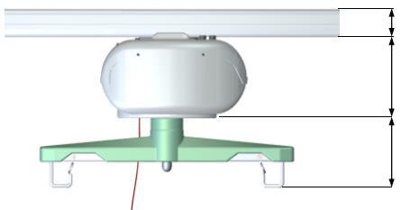 2.4. Technische gegevens Hoogte van de rail: 6 cm.