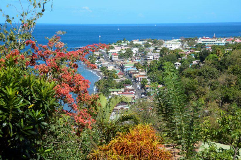 Roseau, hoofdstad van Dominica Feiten & Cijfers Valuta De Dominicaanse valuta is de East Caribbean Dollar EC$, de wisselkoers is US$ 1 = EC$ 2,67. Het hotel en het duikcentrum accepteren US$.