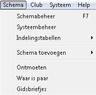 190 Hoofdstuk 9: Schema's in het NBB-Rekenprogramma Hoofdstuk 9: Schema's in het NBB-Rekenprogramma Speelschema's zijn onmisbaar bij bridge en dus ook in het NBB-Rekenprogramma.