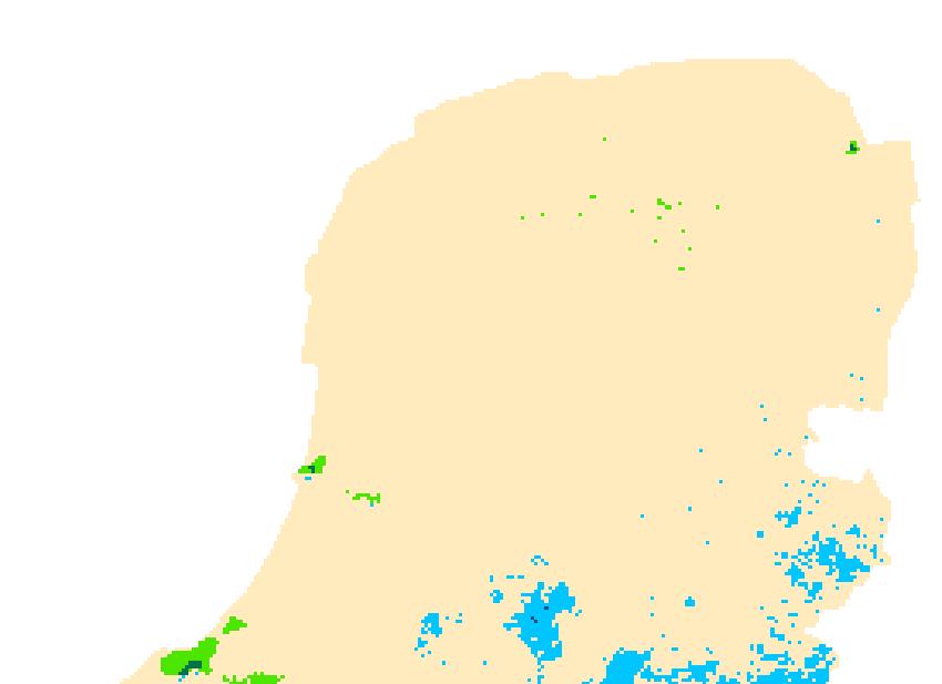 van het jaar 2011 is. De 2011-kaarten zijn gekalibreerd aan de hand van metingen en gecorrigeerd voor de bijdrage van de emissies op rijkswegen.