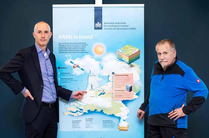 Interview Paul Gregorowitsch Het KNMI Het Koninklijk Meteorologisch Instituut (KNMI) is een agentschap van het Ministerie van Infrastructuur en Milieu. Het hoofdkantoor is gevestigd in De Bilt.