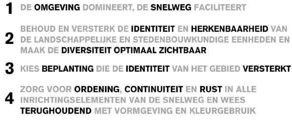 2.4. (Provincie Noord Holland 2010). Deze leidraad geeft aan welke kernkwaliteiten van landschap en cultuurhistorie van provinciaal belang zijn. Dit is meegenomen in de inpassing van de A9 Amstelveen.