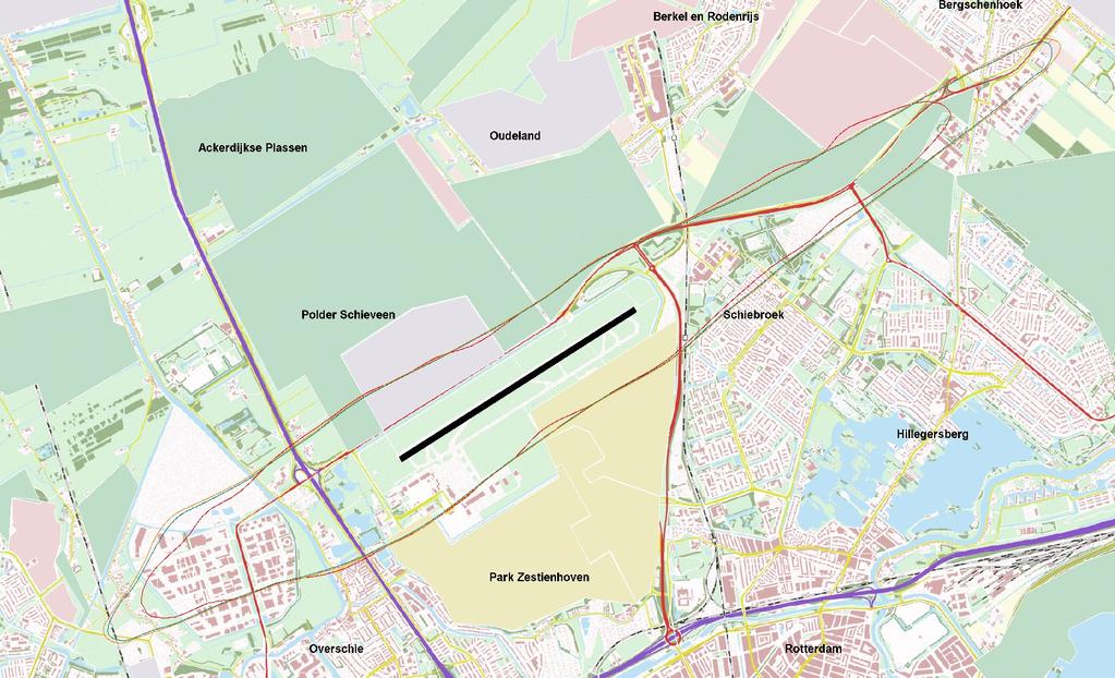 Voorontwerp aanwijzing Rotterdam Airport 10 Geluidscontouren 35Ke Alternatieven