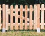 Vertikale latten (afgeschuind) : 28 mm x 28 mm (32 st) 17540 Tuinpoort MODENA B: