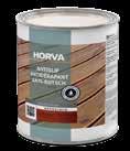 Uw vlonder of houten terras wordt daarmee een stuk veiliger. Een extra voordeel van HORVA-antislip coating is de beschermende werking.