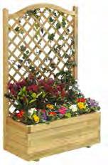 Douglas bloembak Type 3 (hxbxd) 60x120x50 cm 09050 129,- Bloembak met toogtrellis Set bestaande uit een