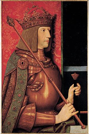 2. Als ik op de wereld kom, is mijn vader Maximiliaan uit het huis Habsburg, aartshertog van Oostenrijk; in 1508 wordt hij keizer van het Heilig Roomse Rijk.
