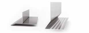 Gewicht per st Oppervlak 3000 mm Varieert 1 mm varieert Aluminium Kleuren Cembrit Alu profielen zijn leverbaar in naturel aluminium