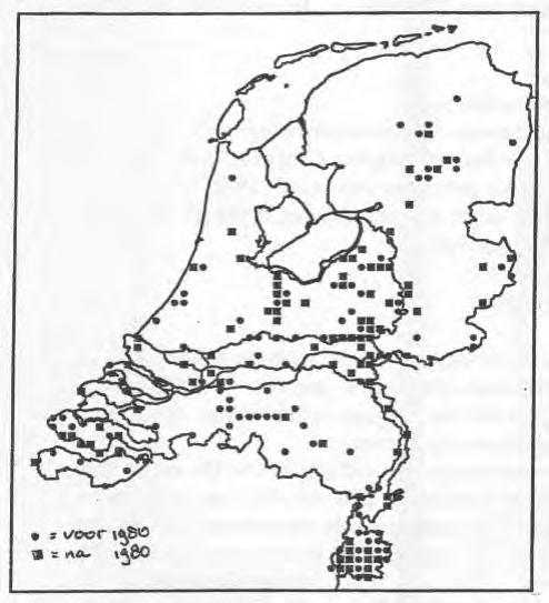 waarnemingen in de jaren '90 wordt veroorzaakt doordat dit decennium nog niet is afgelopen en doordat de waarnemingen van de laatste jaren nog niet zijn verwerkt. De hoofdvliegtijd van P.