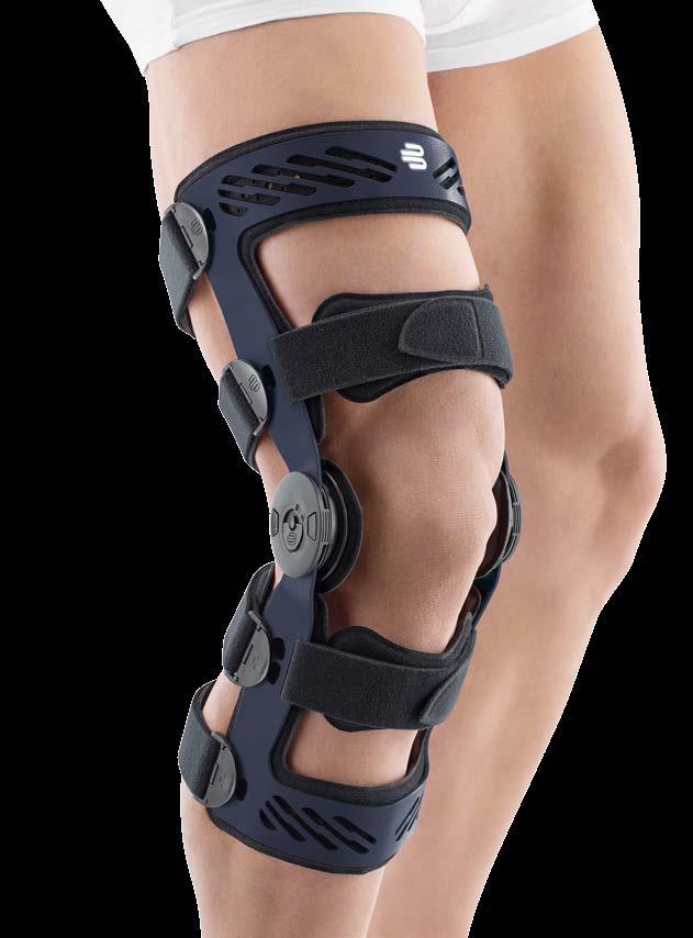 26 27 SofTec Genu MULTIFUNCTIONELE ORTHESE TER STABILISATIE VAN HET KNIEGEWRICHT Een kniebrace die de knie stabiliseert.