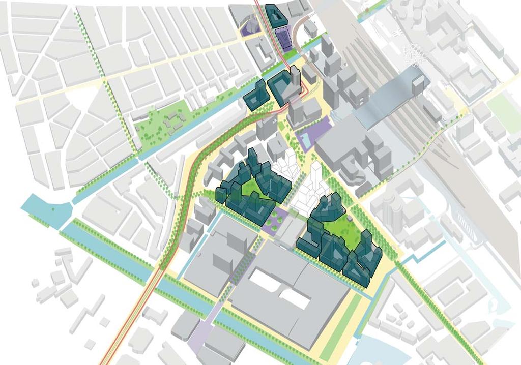 Zes ambities voor het vergrote centrum Gemengd en inclusief De gemeente wil een gevarieerd woningaanbod en een flexibele mix van wonen en werken. Er is ruimte voor elke beurs.