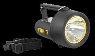 Handlampen Wolf H-4DC ATEX Explosieveilige handlamp, kan gebruikt worden voor de ATEX zones 1 & 2. Waterdicht en vonkvrij.