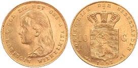 Parels los Prachtig 350 235 10 Gulden 1898 mmt. hellebaard Sch. 744.