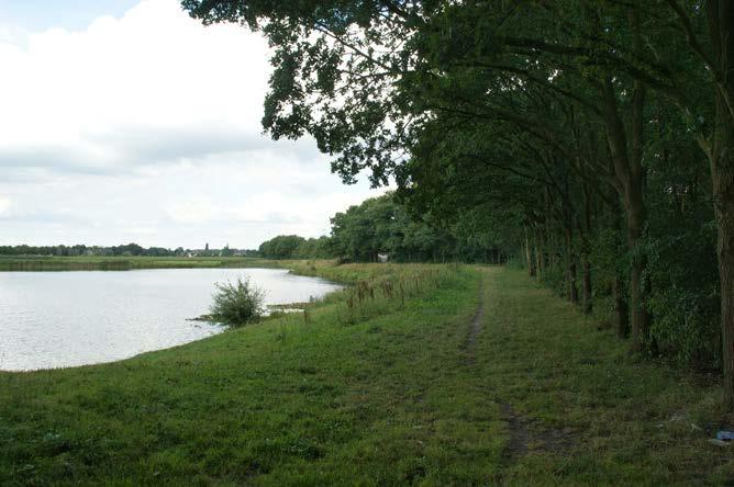 waterplas Zicht op het