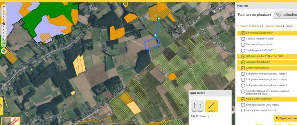 Natura 2000 netwerk. De doelstelling van het Natura 2000 netwerk is om het standstillprincipe minimaal toe te passen.