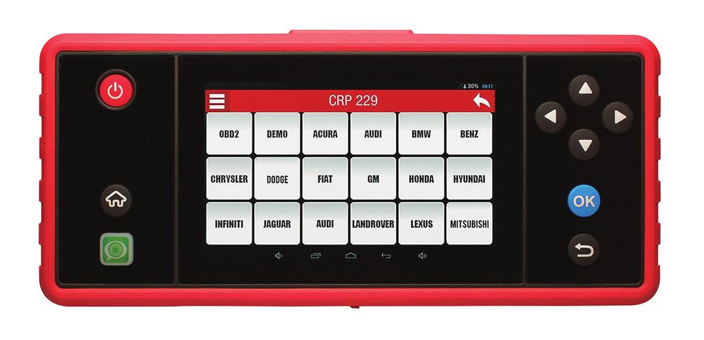 Mogelijkheid tot het aansluiten van oscilloscoop, multi meter, endo- of videoscoop.