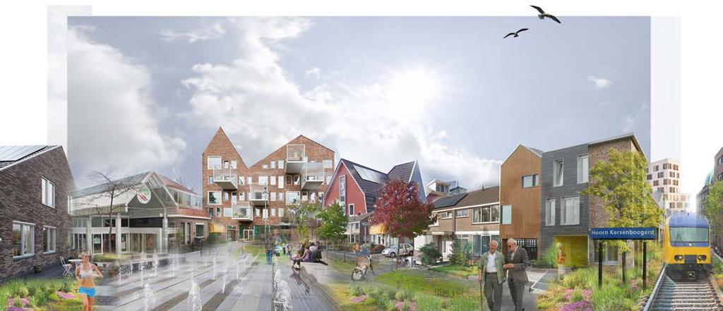 TRANSFORMATIELANDSCHAP Een groot deel van de zone tussen Hoorn en Enkhuizen bestaat uit woonwijken uit de jaren 70 en 80. Nu nog aantrekkelijke wijken, maar aandacht is nodig.