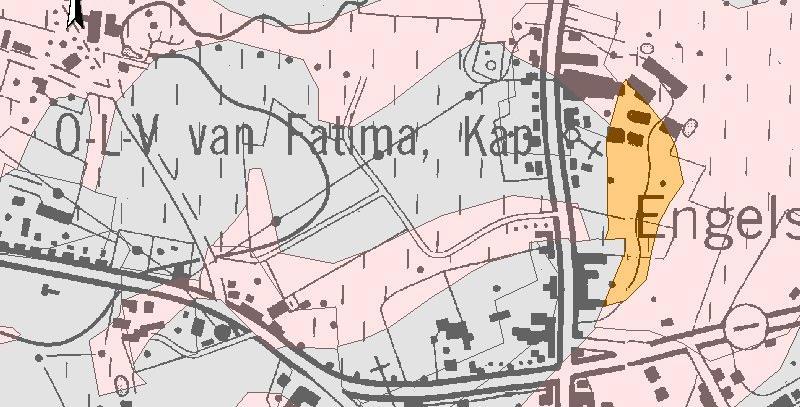 Figuur: van nature overstroombare gebieden (bron: agiv.be) De mogelijk overstromingsgevoelige gebieden binnen het plangebied zijn van nature overstroombaar vanuit een waterloop.