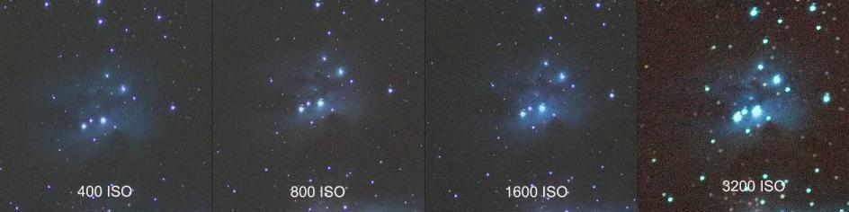 De data in de 400-ISO opname zitten eigenlijk al mooi aan de donkere kant van het histogram èn het histogram komt iets los van de linkerrand, deze van de 3200-ISO-opname te veel naar de heldere kant